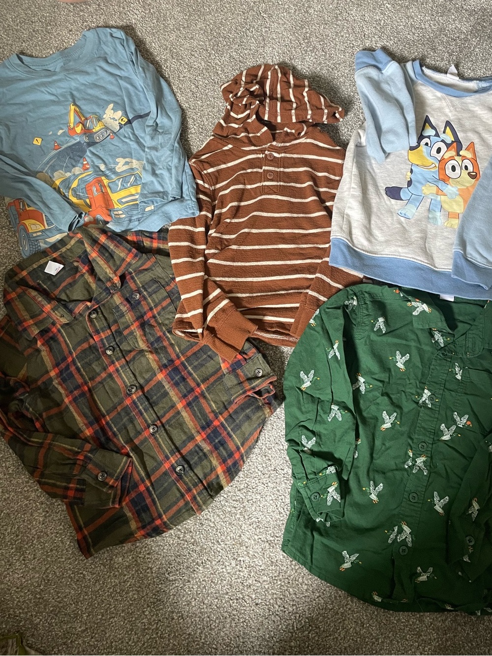 Boys 5t Fall shirt bundle